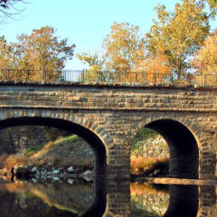 Catoctin Aqueduct in autumn
