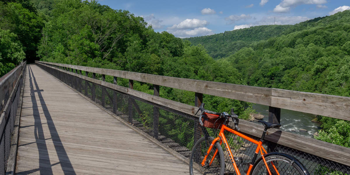 Ohiopyle Low and High Bridges - Great Allegheny Passage