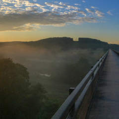 Salisbury Viaduct at dawn