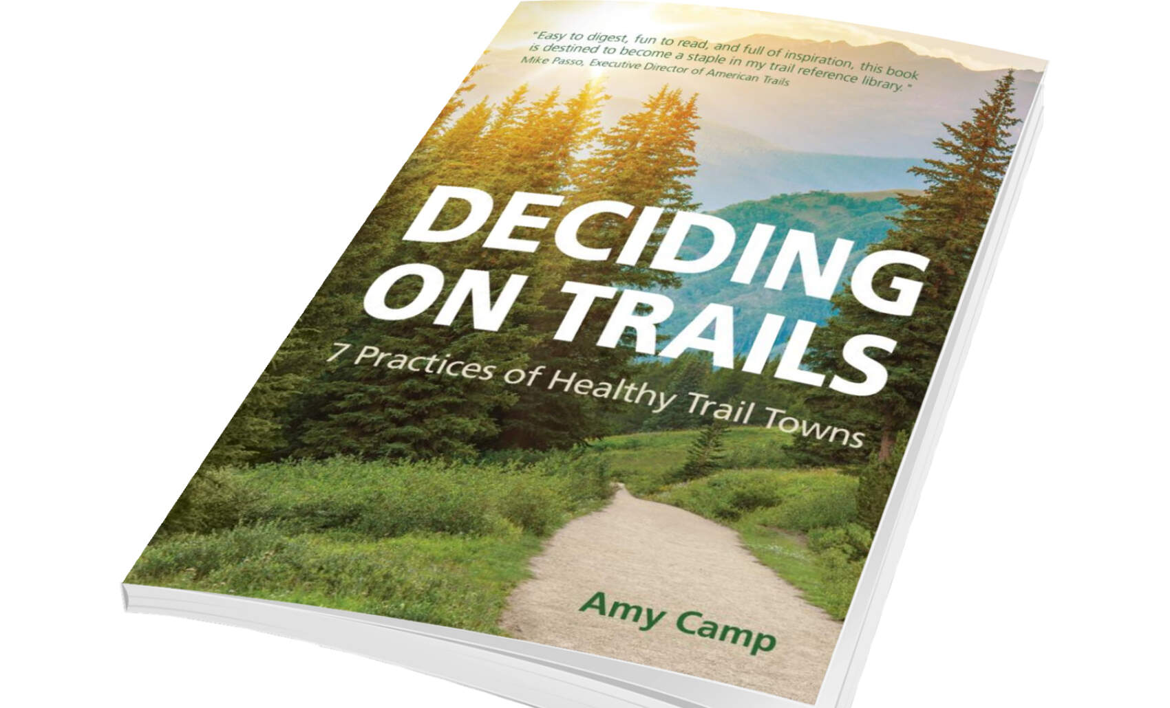 Cover of Deciding On Trails: 7 Practices of Healthy Trail Towns book by Amy Camp