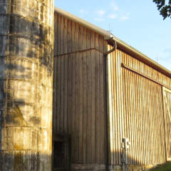 Antietam Creek Vineyard winery barn on farm hilltop