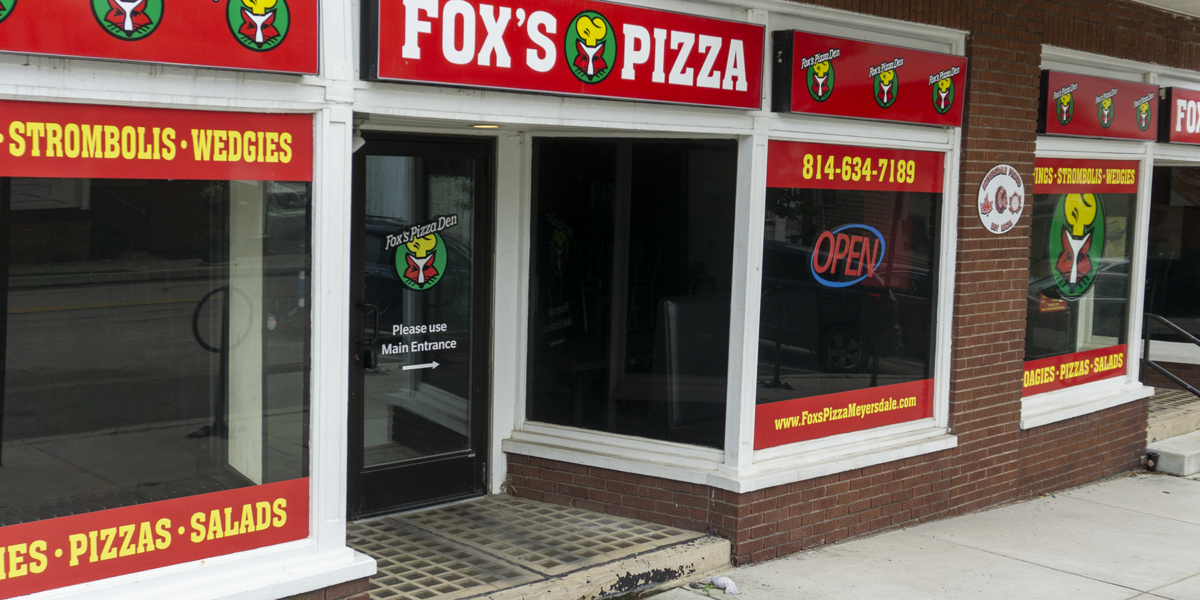 Foxs Pizza Den Of Meyersdale Great Allegheny Passage 