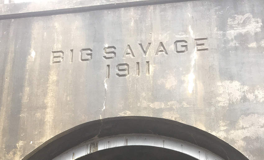 Big Savage Tunnel Etching