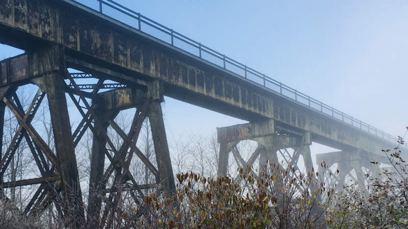 Salisbury Viaduct Frost